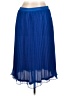 Forever 21 100% Polyester Solid Blue Formal Skirt Size L - photo 1