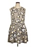Apt. 9 Print Gray Casual Dress Size XL - photo 1