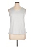 Real Essentials Silver Sleeveless T-Shirt Size XL - photo 1