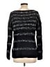 Talbots Stripes Black Pullover Sweater Size Lg Petite - photo 2
