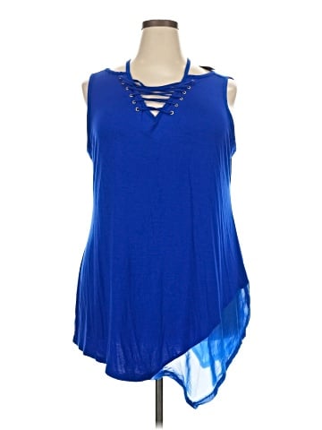Belldini Sleeveless Blouse (view 1)