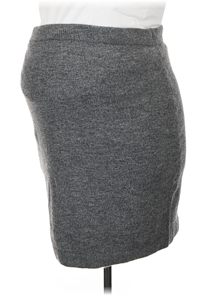 Pre-owned H&m Mama Casual Skirt In Gray