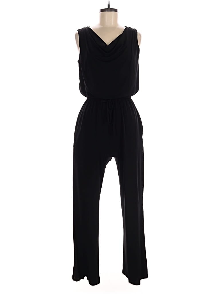 Pre-owned Donna Ricco Jumpsuit In Black