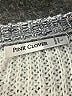 Pink Clover 100% Polyester Stripes Silver Pullover Sweater Size L - photo 7
