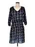 Betabrand 100% Polyester Hearts Blue Casual Dress Size M - photo 1