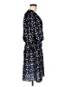 Betabrand 100% Polyester Hearts Blue Casual Dress Size M - photo 4