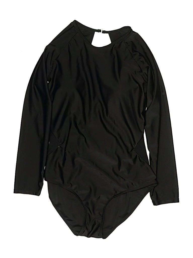 Pre-owned Unbranded Bodysuit In Black