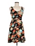 Assorted Brands Floral Black Cocktail Dress Size M - photo 1