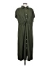 Assorted Brands 100% Polyester Green Casual Dress Size S - photo 1
