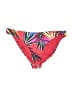 Red Carter Print Red Swimsuit Bottoms Size LgEstimated - photo 1