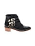 Loeffler Randall 100% Leather Black Ankle Boots Size 8 1/2 - photo 1