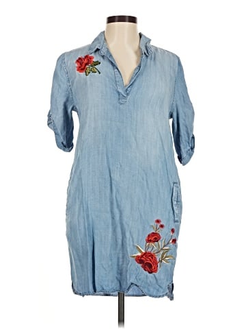Aqua Casual Dress (view 1)