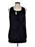 Banana Republic 100% Polyester Black Sleeveless Blouse Size L - photo 1
