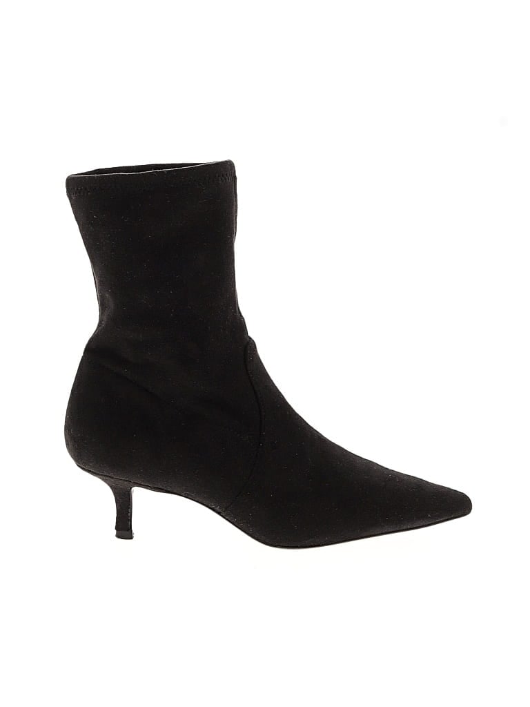 Pre-owned H&m Ankle Boots In Black