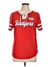 Fanatics 100% Polyester Red Short Sleeve Henley Size L - photo 1