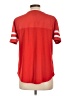 Fanatics 100% Polyester Red Short Sleeve Henley Size L - photo 2