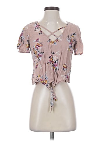 Mudd Short Sleeve Blouse (view 1)