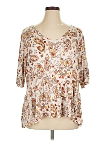 AGB 3/4 Sleeve Blouse (view 1)