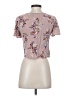 Mudd 100% Rayon Pink Short Sleeve Blouse Size S - photo 2