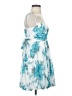 Speechless 100% Polyester Tropical Blue Cocktail Dress Size S - photo 4