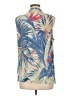 Chaps Blue Sleeveless Blouse Size L - photo 2