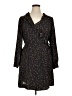 POPSUGAR 100% Polyester Black Casual Dress Size XL - photo 1