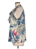 Chaps Blue Sleeveless Blouse Size L - photo 5