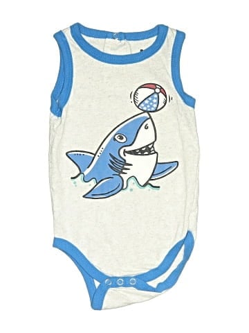 Buttons and Thread Short Sleeve Onesie (view 1)