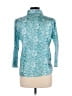 Annabelle Teal 3/4 Sleeve Button-Down Shirt Size XL - photo 2