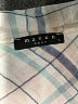 Maven West Plaid Ivory 3/4 Sleeve Button-Down Shirt Size S - photo 7