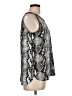 Loveappella 100% Polyester Silver Sleeveless Blouse Size L - photo 4