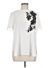 Simply Vera Vera Wang 100% Polyester White Short Sleeve Blouse Size M - photo 1