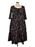 BLOOMCHIC Polka Dots Black Casual Dress Size 22 - photo 1