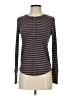 Gap Stripes Purple Gray Long Sleeve Henley Size XS - photo 1