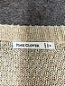 Pink Clover 100% Polyester Metallic Tan Pullover Sweater Size M - photo 7