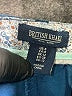 British Khaki Solid Teal Blue Shorts Size 8 - photo 3