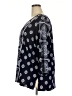 Susan Graver Blue 3/4 Sleeve Blouse Size 2X - photo 5