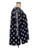 Susan Graver Blue 3/4 Sleeve Blouse Size 2X - photo 4