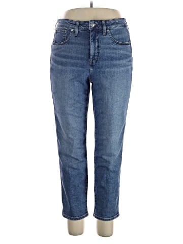 Madewell Plus Curvy Stovepipe Jeans in Heathridge Wash (view 1)