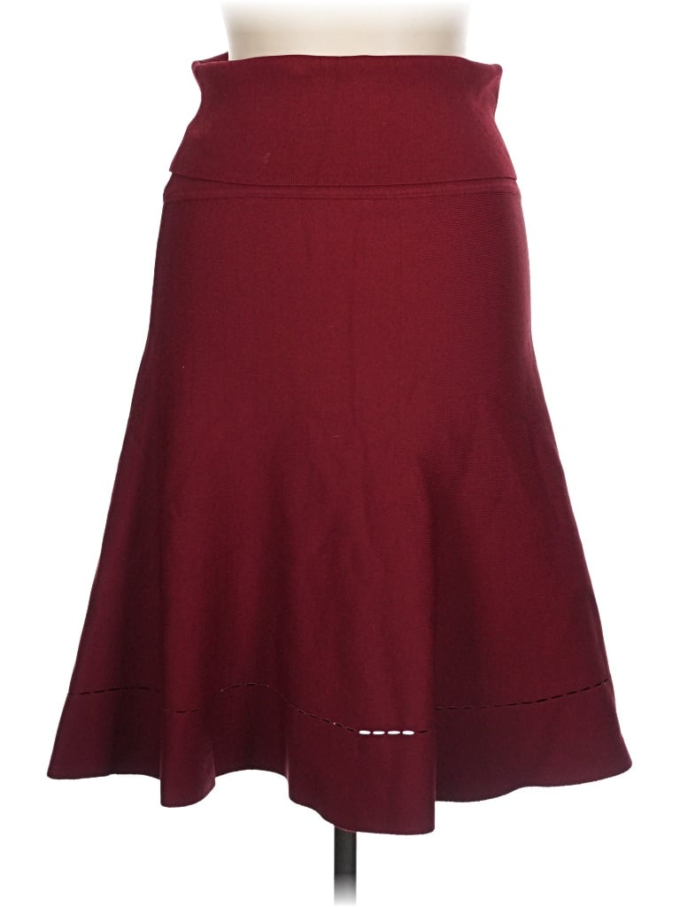Pre-owned Mm. Lafleur Casual Skirt In Burgundy