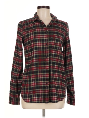 Ellos Long Sleeve Button-Down Shirt (view 1)