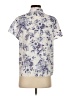 Shein Floral Ivory Short Sleeve Blouse Size 4 - photo 2