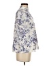 Shein Floral Ivory Short Sleeve Blouse Size 4 - photo 4