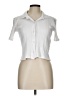 Zara White Short Sleeve Turtleneck Size L - photo 1