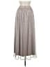 Dress Forum 100% Polyester Metallic Silver Casual Skirt Size M - photo 1