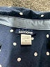 Basic Editions 100% Cotton Polka Dots Blue 3/4 Sleeve Button-Down Shirt Size XL - photo 7