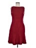 En Focus Studio Burgundy Cocktail Dress Size 6 - photo 1