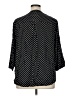 Torrid Polka Dots Black 3/4 Sleeve Blouse Size 1X Plus (1) - photo 2
