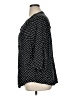 Torrid Polka Dots Black 3/4 Sleeve Blouse Size 1X Plus (1) - photo 5
