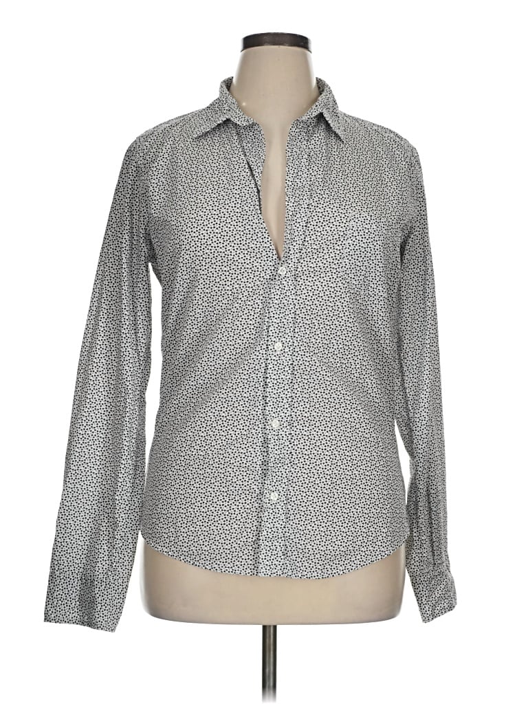 Pre-owned Frank & Eileen Long Sleeve Button Down Shirt In Gray